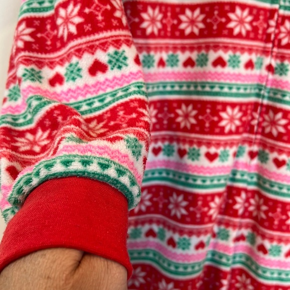 EUC Christmas PJs with deer hoodie - Picture 2 of 7